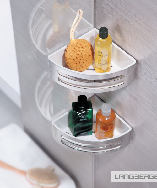 Σπογγοθήκη - Μπουκαλοθήκη Γωνιακή Langberger Chrome (2775660)